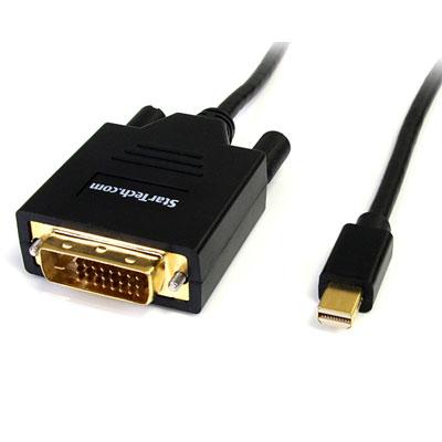 6 ft Mini DisplayPort to DVI Cable  MM  The MDP2DVIMM6 6foot Mini DisplayPort to DVI Cable is a costeffective Mini DisplayPort to DVI link that lets you connect a DVI monitor to a PC or Mac with a Mini DisplayPort output.